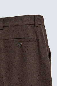 PLEATED BUTTONED PANTS