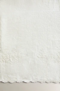 EMBROIDERED LINEN TOWEL
