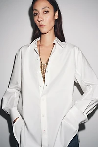 ZW COLLECTION POPLIN SHIRT