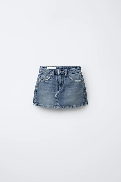 DENIM BERMUDA SKIRT