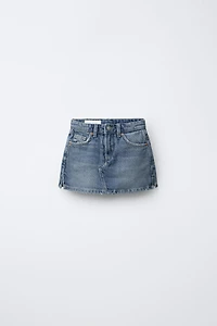 DENIM BERMUDA SKIRT
