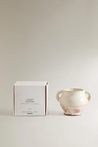 (170 G) LIGHT COTTON SCENTED CANDLE