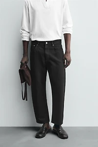 TAPERED WIDE FIT JEANS