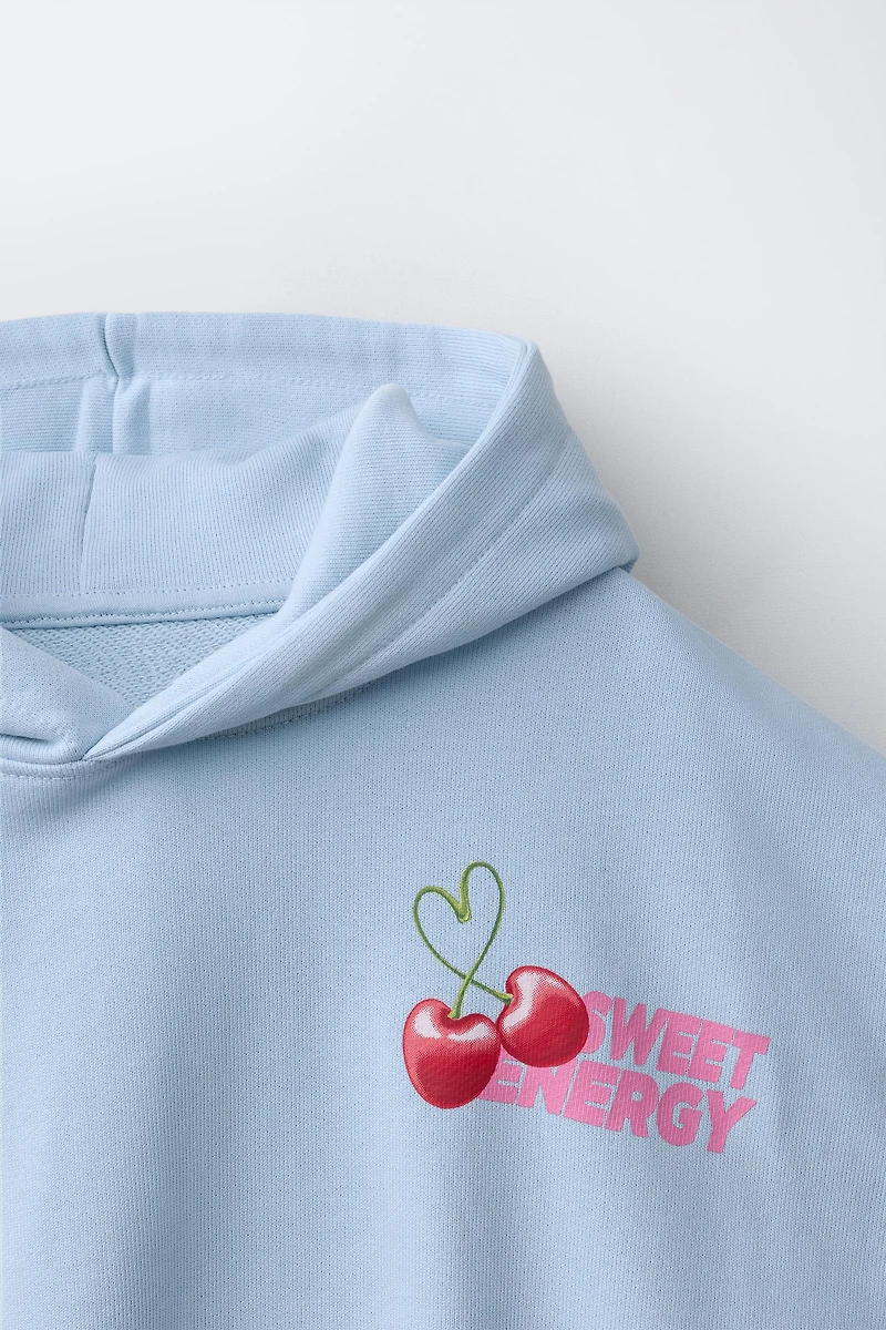 SWEAT À CAPUCHE FRUITS