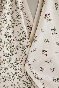 LOT TORCHONS COTON FEUILLES NOËL (LOT DE 2)