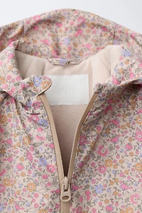 WATER RESISTANT PRINTED RUBBERIZED RAINCOAT