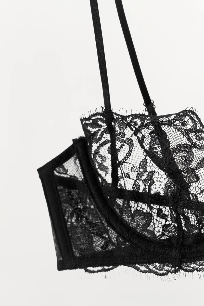 SOUTIEN-GORGE À ARMATURES EN DENTELLE