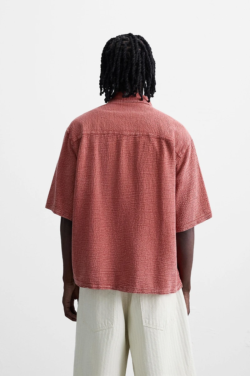 WASHED TEXTURE SHIRT