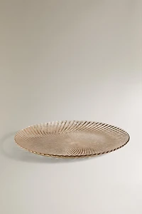 SOUS-ASSIETTE EN VERRE BRILLANT DE NOËL