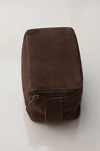 SPLIT SUEDE MAKEUP BAG
