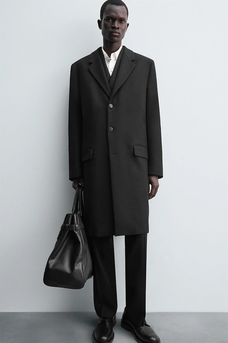 LIGHTWEIGHT 100% WOOL COAT