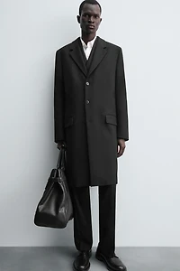 LIGHTWEIGHT 100% WOOL COAT