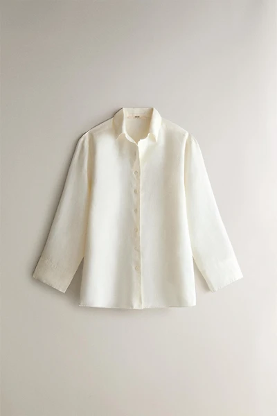 LONG SLEEVE LINEN SHIRT