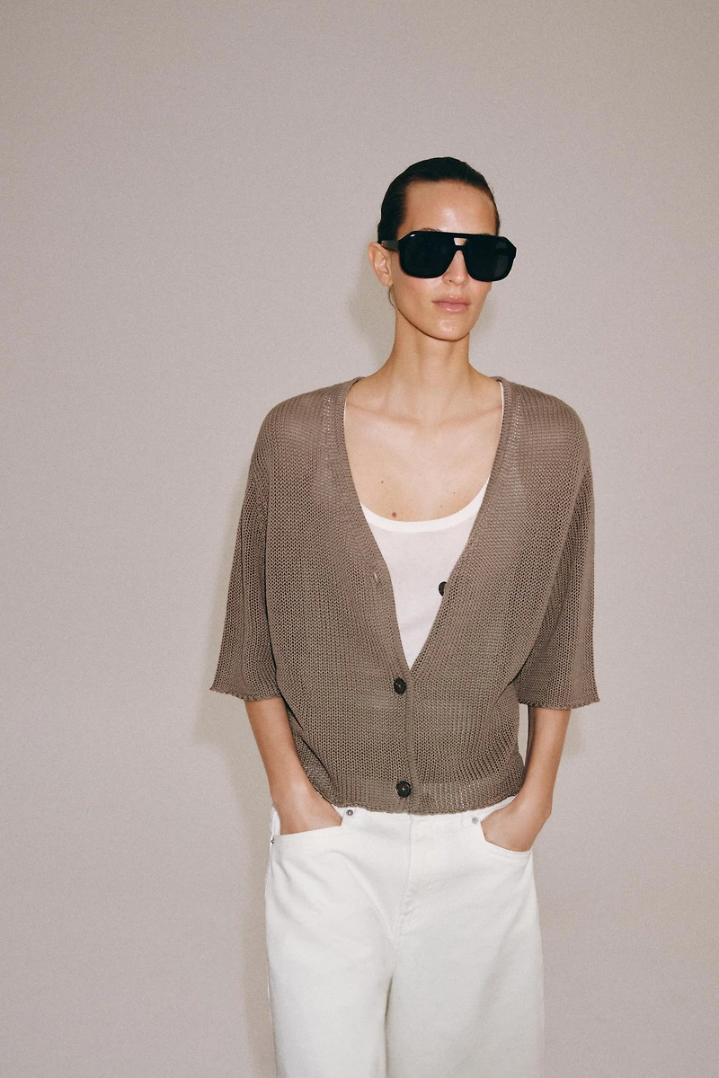 WIDE SLEEVE CARDIGAN