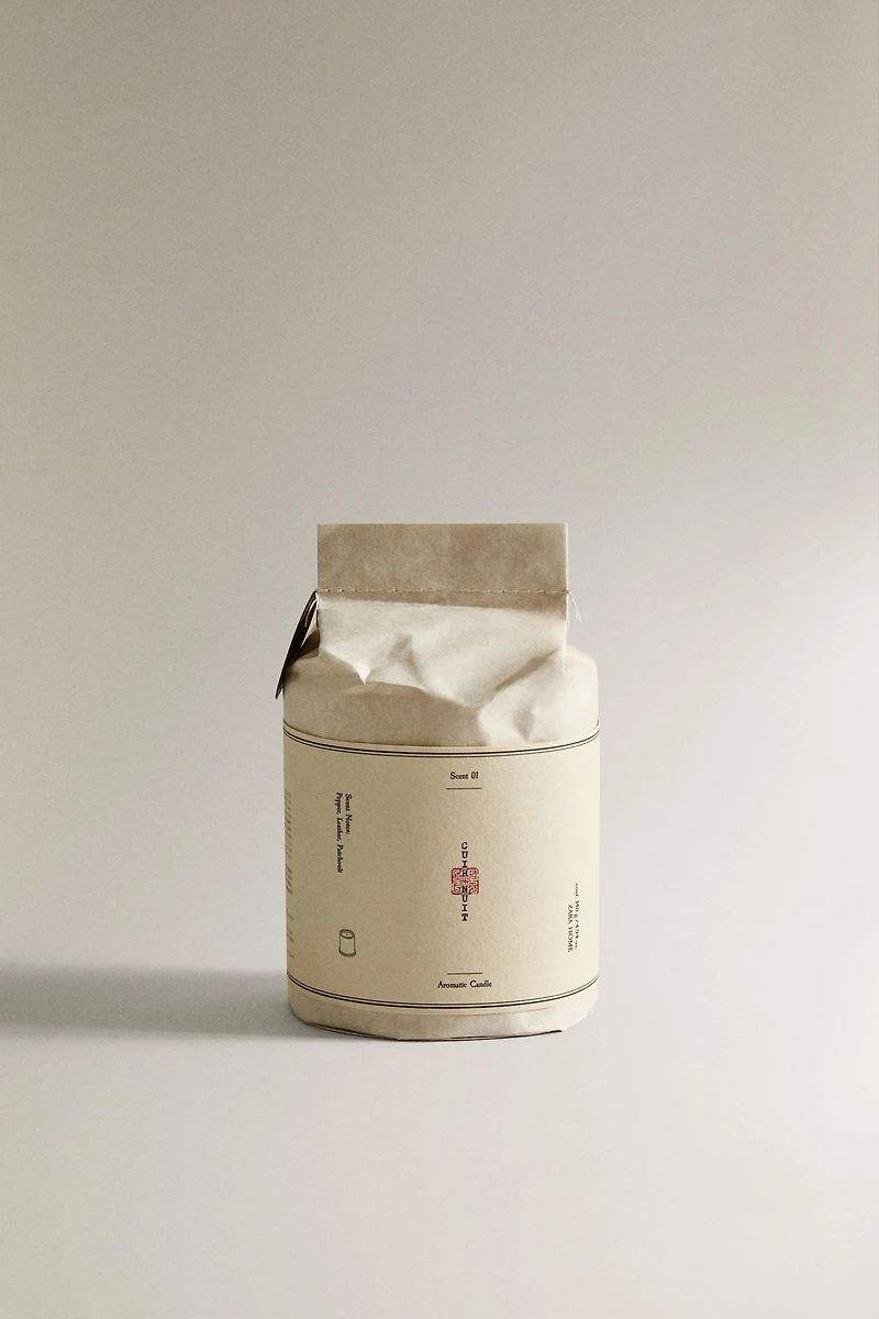 (140 G) BOUGIE PARFUMÉE CUIR NUIT