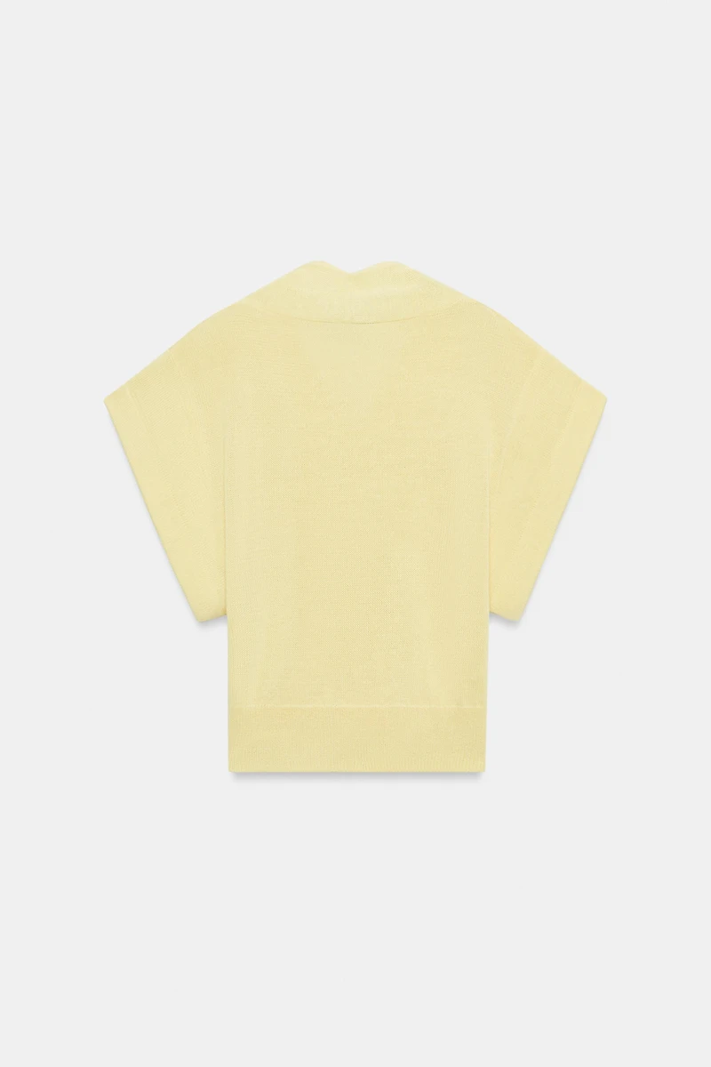 GOLD APPLIQUE SHORT SLEEVE JUMPER