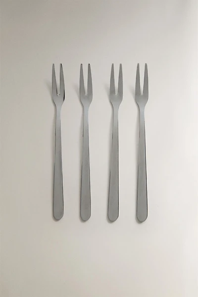 STEEL APPETIZER PICKS SET