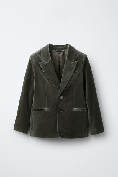 VESTE DE COSTUME EN VELOURS