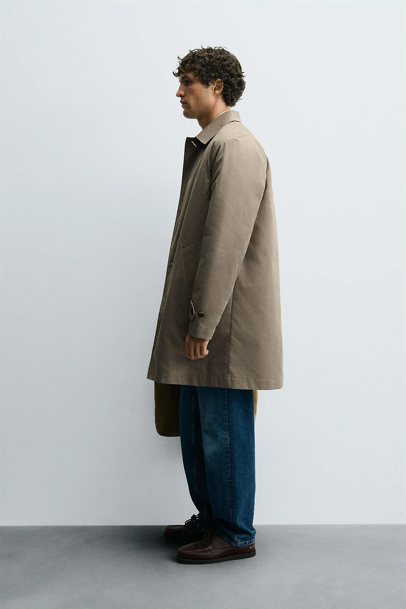 TRENCH COAT WITH REMOVABLE LINING