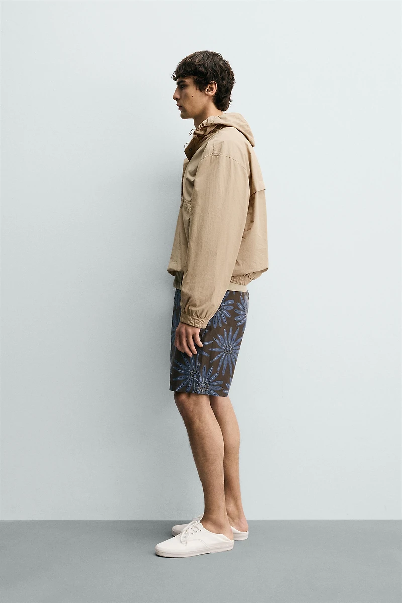 BLOUSON KANGOUROU RELAXED FIT À CAPUCHE