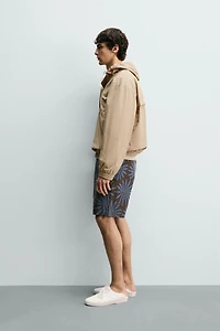 BLOUSON KANGOUROU RELAXED FIT À CAPUCHE