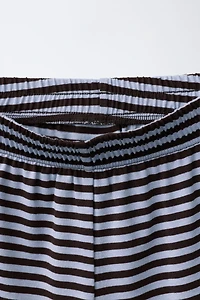 STRIPED T-SHIRT AND BERMUDA SET