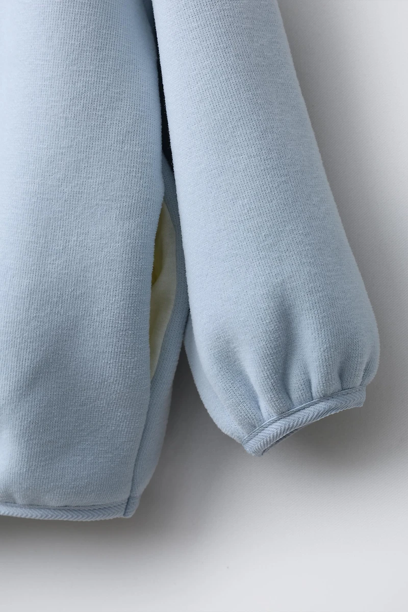 HOODIE FLEECE LINED WITH LOGO