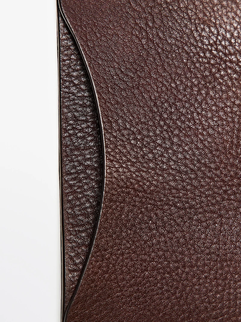 Porte-cartes en cuir nappa