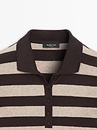 Polo en maille de coton mélangé