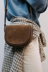 LEATHER CROSSBODY BAG