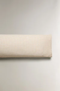DYED THREAD CHECK PILLOWCASE