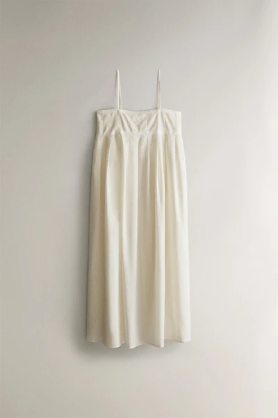 CHEMISE DE NUIT LONGUE PLISSÉE