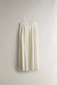 CHEMISE DE NUIT LONGUE PLISSÉE