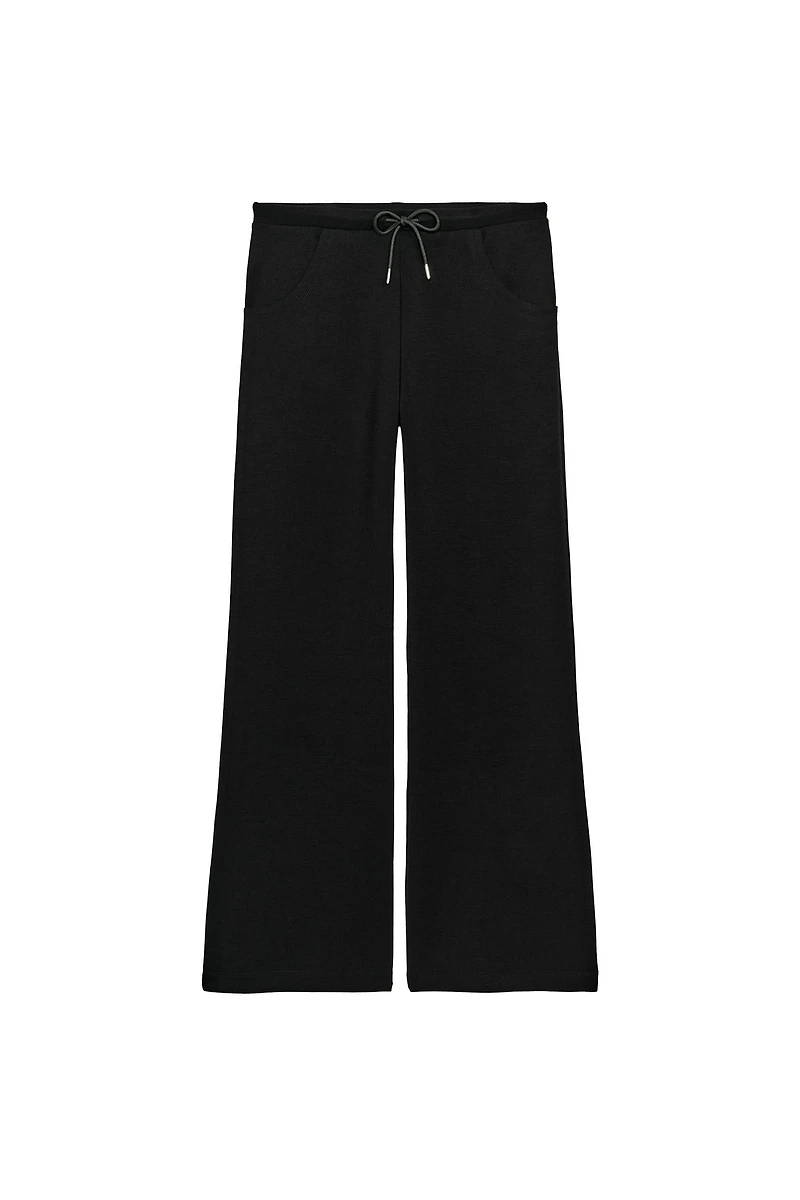 INTERLOCK FLARED PANTS