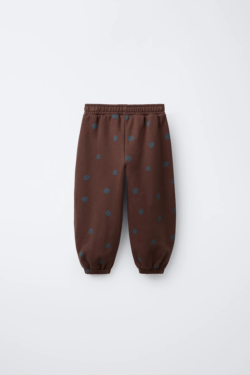 POLKA DOT JOGGING PANTS