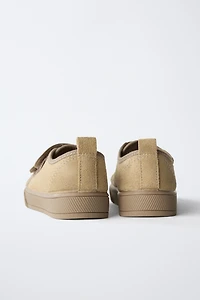 SPLIT LEATHER SNEAKERS