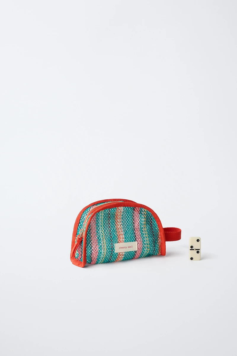 MESH TOILETRY BAG