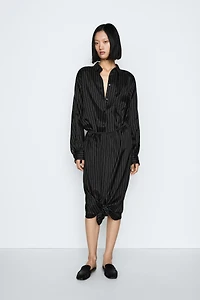 Striped shirt flowing fabric - STUDIO