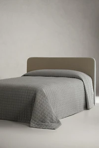 ÉDREDON JERSEY CHINÉ GRIS