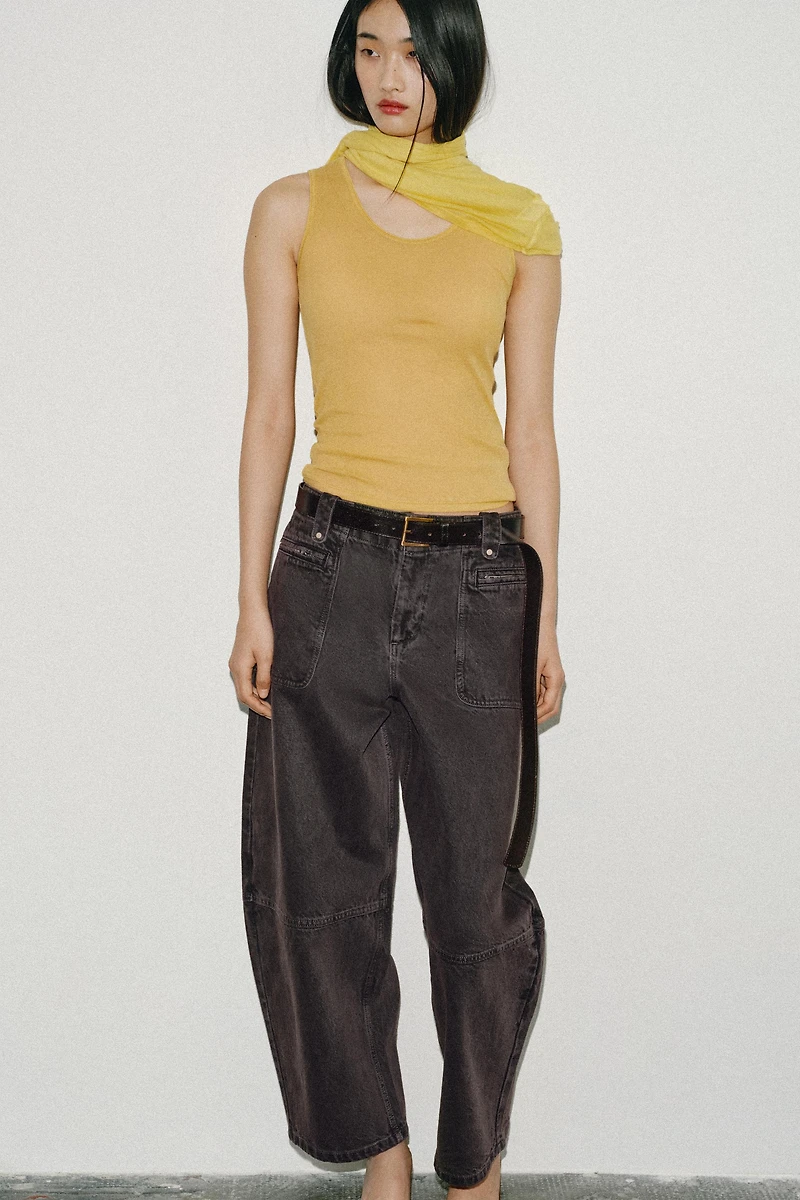 Z1975 MID-RISE BARREL CARGO JEANS