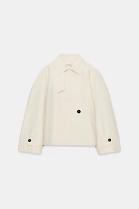 ZW COLLECTION SHORT TRENCH COAT
