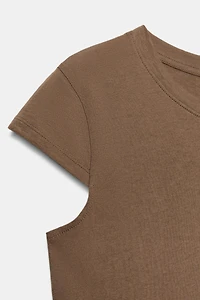 T-SHIRT MINIMAL MANCHES COURTES
