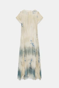 ZW COLLECTION PRINTED MIDI DRESS