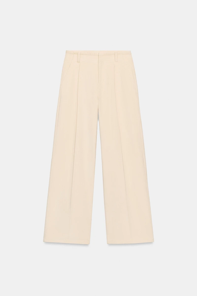 CORDUROY STRAIGHT LEG PANTS