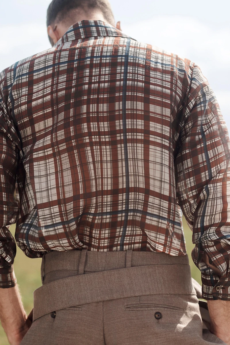 FLUID PLAID SHIRT LIMITED EDITION