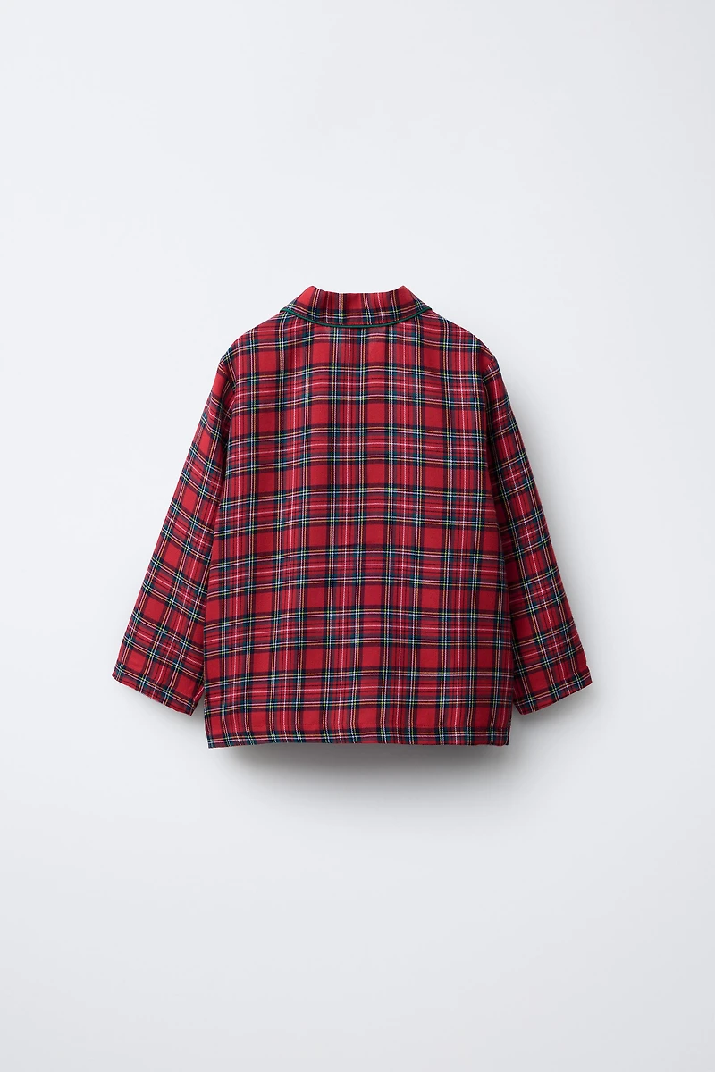 3-6 YEARS / FLANNEL PLAID PAJAMAS