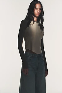 CONTRAST RAGLAN T-SHIRT
