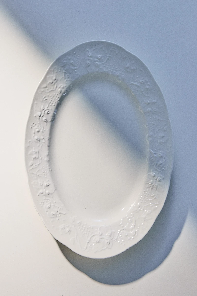GRAPE PORCELAIN SERVING DISH