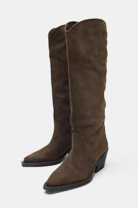 LEATHER COWBOY BOOTS