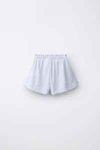 WAFFLE TEXT SHORTS